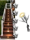 Malory 6-PACK Recessed Led Deck Light, 1W 2700K 12V Low Voltage Landscape Lig.... Fixed Price $44.99.