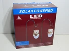 2 Enchanted Forest Solar Led Glass Christmas Polar Bear Pathway Lantern Lights. Fixed Price $27.95.