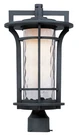 Maxim 65780WG Black Oakville 19" Led Post Light With Water Glass. Fixed Price $193.80.