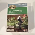Hampton Bay Led Low Voltage Outdoor Flood Light 205 Lm Warm White Black 1001. Fixed Price $34.00.