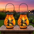Yakii 2 Pack Solar Flame Lantern Hanging Waterproof Outdoor With Dancing Flic.... Fixed Price $24.68.