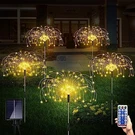 Maleyt Solar Garden Lights, Outdoor Firework 5 Pack 120 Led Warm. Fixed Price $32.27.