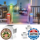 Moon-de-age Rgb/warm Solar Post Cap Lights 50 Lumen, Outdoor For 3.5X3.5 4X4 4.5. Fixed Price $116.98.