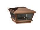 Maine Ornamental Multi-fit Copper Solar Post Cap Light. Fixed Price $19.95.