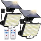 Solar Outdoor, 106 Led 3000LM Powered Motion Sensor Flood Lights.... Fixed Price $42.27.