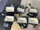 Pack Of Onforu 20W Led Flood Lights Outdoor Changing 1600 Lm G20RGBW. Fixed Price $60.00.