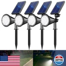 Apomao 4-PACK 36 Led Solar Spot Lights Outdoor 1000LM Waterproof Landscape. Fixed Price $77.26.