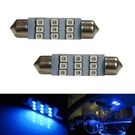 Ultra Blue 9-SMD 1.72" 42MM 578 211-2 Led Bulbs For Interior Map Dome Lights. Fixed Price $9.49.