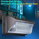 Ledmo Wall Pack Light With PHOTOCELL,120W Dusk Dawn Outdoor Commercial Se. Fixed Price $89.00.