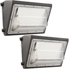 Ununono 2PACK Dusk To Dawn 180W Led Wall Light Fixture, 25200LM Brown. Fixed Price $233.14.
