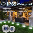 12-PACK Outdoor Solar Powered 12-LED Ground Lights For Yard Landscape Garden. Fixed Price $54.99.