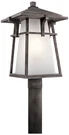 Kichler Beckett 20" High Zinc Outdoor Post Light. Fixed Price $489.99.