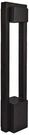 Wac Park 27" High Black Led Bollard Landscape Light. Fixed Price $447.95.