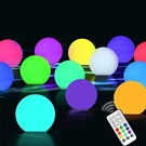 12PK Floating Pool Light 16 Color Changing W/ Remote Waterproof Ball. Fixed Price $29.99.