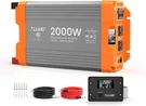 Allwei 2000W Pure Sine Wave Inverter 12V Dc To 120V Ac Converter, Surge 4000W,. Fixed Price $149.50.
