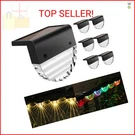 Melunar Solar Deck Lights, 6 Pack Waterproof Led Step Outdoor, Fence. Fixed Price $48.59.