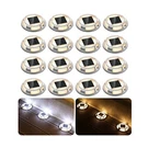 Solar Driveway Lights Dock Waterproof 16 Pack, 2 Colors In Outdoor L.... Fixed Price $153.79.