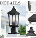 Jazava 1LIGHT Waterproof Aluminum Hardwired Outdoor Weather Resistant Post. Fixed Price $75.99.