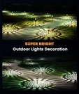 Super Bright Solar Lights For Outside, To 12H Outdoor Waterproof. Fixed Price $32.07.