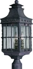Maxim 30080 Country Forge Nantucket 23"H 3-LIGHT Post. Fixed Price $430.20.