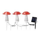 Led Solar Mushroom Garden Stakes, 3-PACK. Fixed Price $40.83.