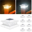 Volisun White Solar Post Cap Lights 8 New. Fixed Price $54.39.