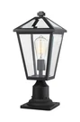 Z-lite 579PHMR-533PM Talbot 18" Tall Outdoor Pier Mount Post Black. Fixed Price $274.00.