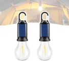 2PCS Solar Powered Hanging Led Bulb Outdoor Waterproof Tent Camping Lights. Fixed Price $8.99.