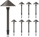Goodsmann Landscape Lighting Low Voltage 8PK Led 100 Lumen Outdoor Pathway. Fixed Price $169.99.