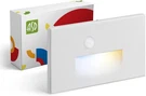 Asd Led Step Light Horizontal With Motion Sensor, White 3W 3CCT Outdoor/indoor. Fixed Price $17.99.