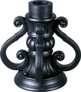 Maxim 2004 Black 10"H Outdoor Pier Mount. Fixed Price $100.30.