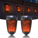 2 Pack Solar Wall Light Fireplace Elements Outdoor Waterproof Strong Endurance. Fixed Price $35.00.