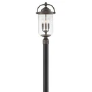 Hinkley Lighting 3 Willoughby Outdoor Post Mount, Rubbed Bronze - 2757OZ. Fixed Price $499.00.