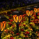 Solar Lights Outdoor Waterproof 8 Pack Flickering Flame Led Gigalumi Garden Yard. Fixed Price $59.99.