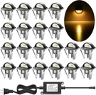 10/20X Led Step Lights Half Moon Low Voltage Waterproof Recessed Deck. Fixed Price $56.99.