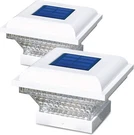 Home Zone Security Outdoor Solar Post Cap Led Lights - Adjustable White 2 Pack. Fixed Price $36.00.