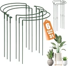 Detachable Plant Support Stakes 6 Pack, Half Round Garden Stake, Ca. Fixed Price $33.63.