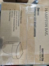 Hampton Bay Owens 6.1 In. 1-LIGHT White Hardwired Led Outdoor Wall Lantern. Fixed Price $13.01.