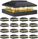 16-PACK Solar Post Cap Lights Waterproof Outdoor Deck & Fence Lighting. Fixed Price $131.99.