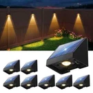 8 Pack Decorative Solar Powered Fence Lights Outdoor Waterproof With Warm Whi.... Fixed Price $55.99.