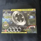 Bell+howell Solar Disk Lights Powered 4 Led Brushed Steel As Seen On Tv. Fixed Price $24.99.