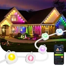 Linkind Permanent Outdoor LIGHTS,100FT 72 Triple-led,ai Lighting, Rgbtw Smart. Fixed Price $124.99.
