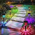 Tisejoy Solar Pathway Lights Outdoor Waterproof 12 Pack Color Changing Garden. Fixed Price $64.56.