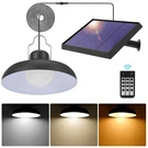 Led Solar Pendant Lights Garage Shop Lamp Outdoor Shed Barn Garden Yard W/remote. Fixed Price $21.99.