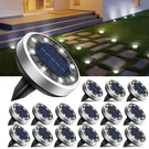 Btfarm 16 Pack Solar Lights Outdoor 8 Led Ground IP65 Waterproof. Fixed Price $51.60.