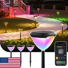 Linkind Smart Pathway Lights SP6, App Control, Usb/solar Charging, 4-PACK. Fixed Price $159.49.