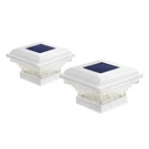 Home Zone Security Pack Solar Post Cap Lights Lumens ELI1243G White. Fixed Price $26.14.