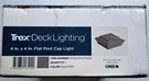 Trex Decking Flat Post Lighting - Gravel Path GPSQLEDCAP4X4C. Fixed Price $189.99.