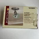 Portfolio 1 Head Track Spot Light Ceiling Flush Mount Fixture Brushed Nickel. Fixed Price $40.00.