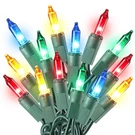 Tigomoov Multicolor Christmas Lights Plug In, 100 Count. Fixed Price $32.57.